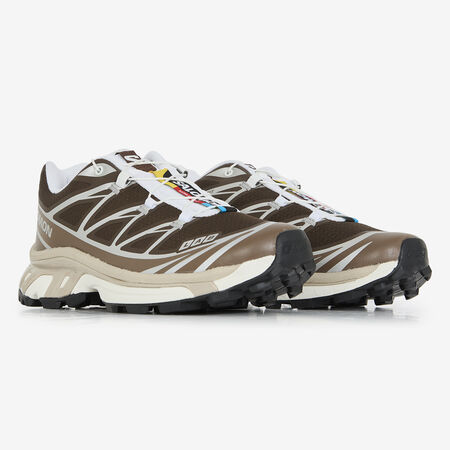 SALOMON XT-6 XT-6 MARR&Oacute;N/BEIGE MUJER