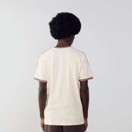 ADIDAS ORIGINALS TEE SHIRT 3 STRIPES BEIGE/NEGRO HOMBRE