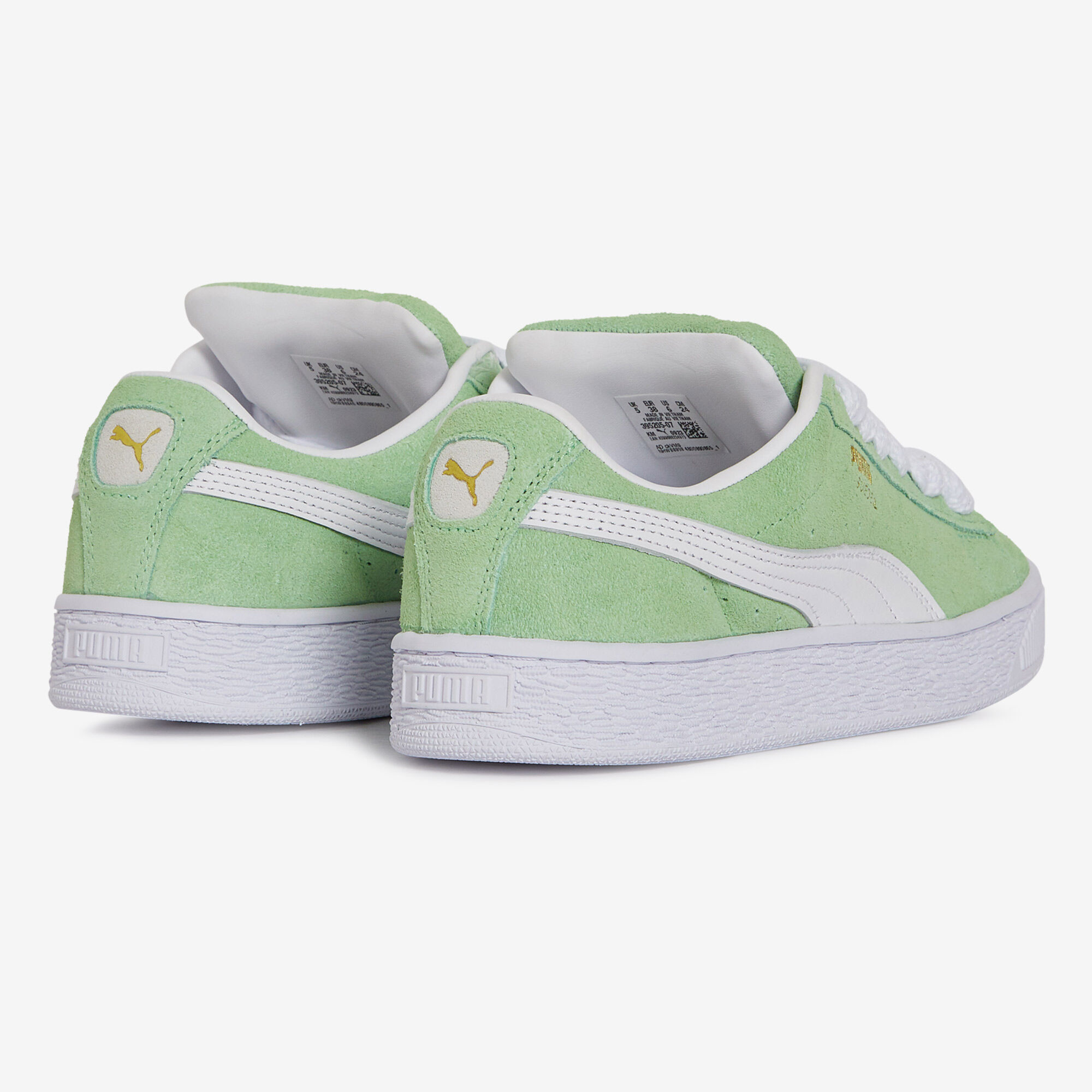 Puma suede shop heart hombre verdes