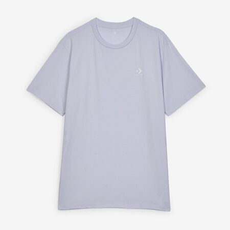 CONVERSE TEE SHIRT STAR CHEVRON EMBROIDERED LILA/BLANCO HOMBRE