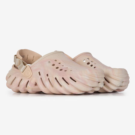 CROCS ECHO CLOG BEIGE/ROSA MUJER
