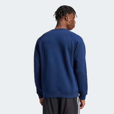 ADIDAS ORIGINALS SWEAT CREW ESSENTIAL TREFOIL AZUL MARINO HOMBRE