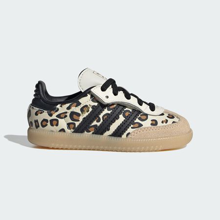 ADIDAS ORIGINALS samba SAMBA OG EL LEOPARD BEIGE/NEGRO BEB&Eacute;