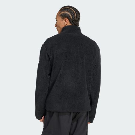 ADIDAS ORIGINALS JACKET FZ TEDDY FLEECE NEGRO/BLANCO HOMBRE