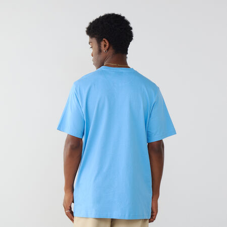 ADIDAS ORIGINALS TEE SHIRT ESSENTIAL TREFOIL AZUL/BLANCO HOMBRE