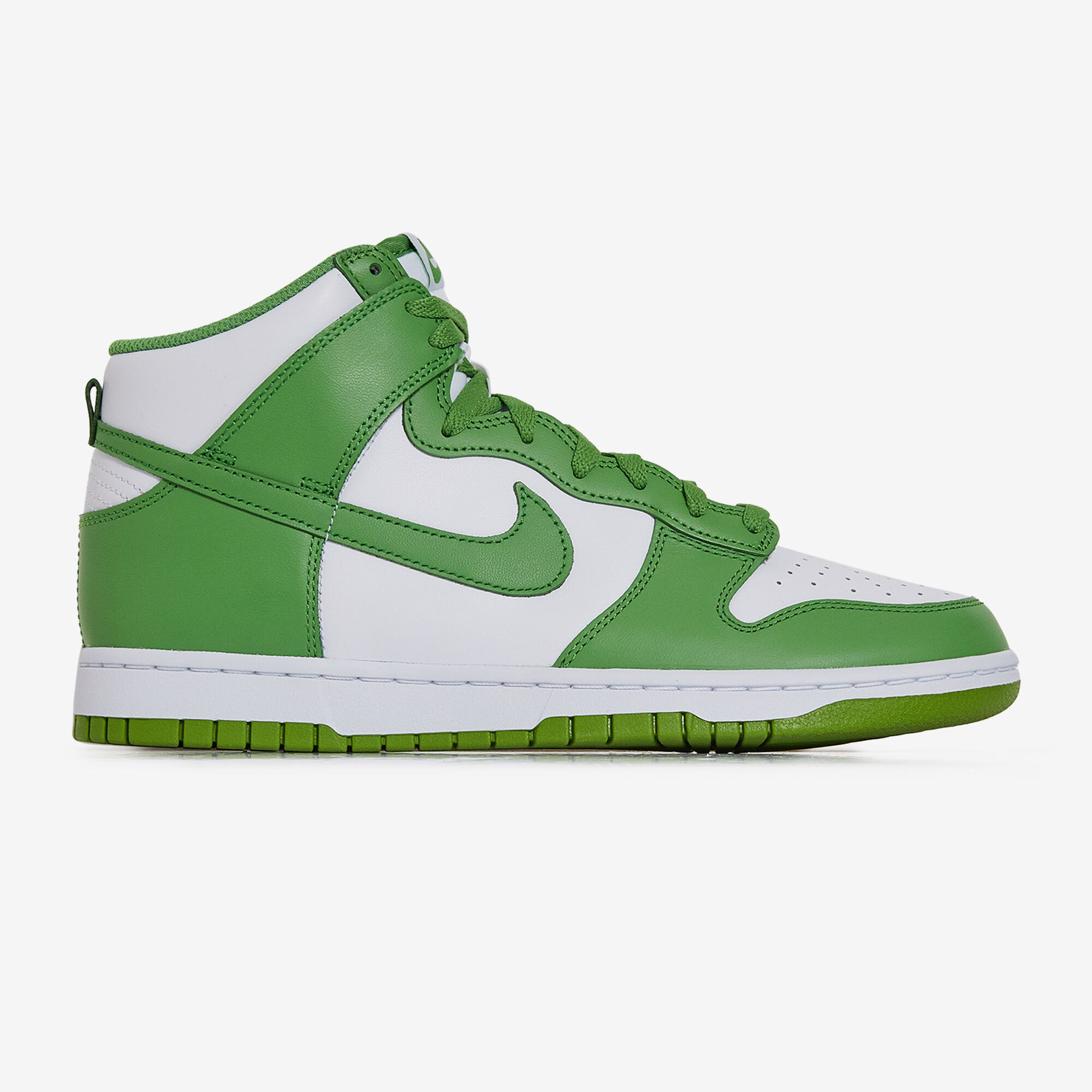 NIKE DUNK HIGH CHLOROPHYL BLANCO VERDE CORDONES HOMBRE Courir.es