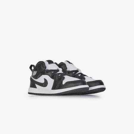JORDAN AIR JORDAN 1 MID BLANCO/NEGRO BEBÉ