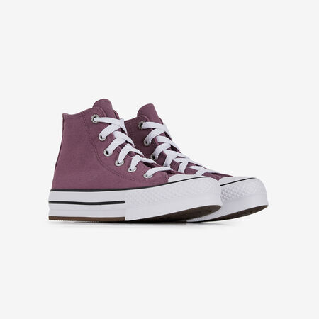 CONVERSE chuck taylor all star CHUCK TAYLOR ALL STAR EVA LIFT HI FLORAL VIOLET/BLANC INFANTIL