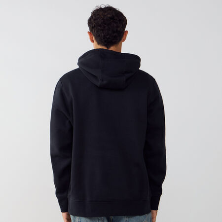 NIKE HOODIE CLUB SMALL LOGO NEGRO/ROSA HOMBRE