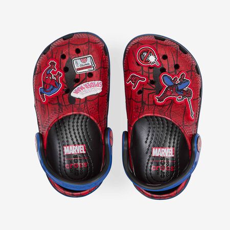 CROCS CLASSIC CLOG SPIDERMAN ROJO/AZUL BEBÉ