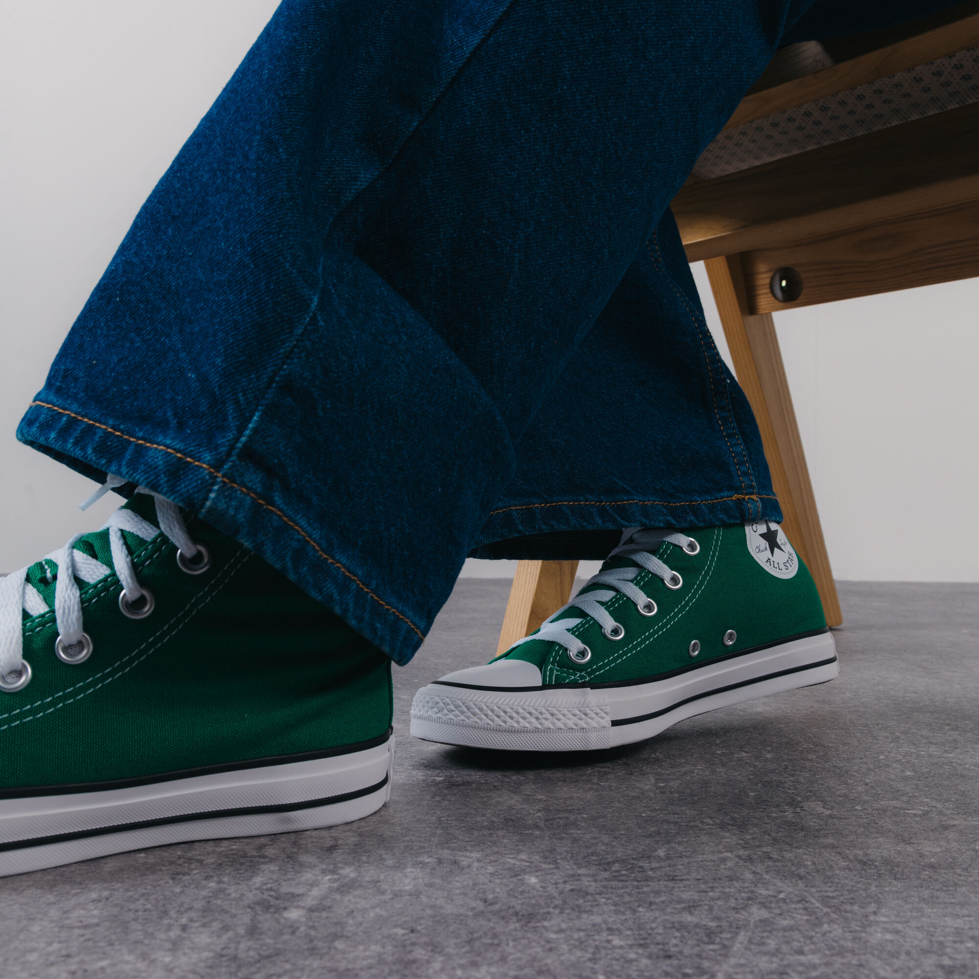 CONVERSE CHUCK TAYLOR ALL STAR HI VERDE CORDONES MUJER Courir.es