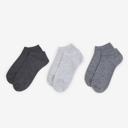 COURIR PACK CHAUSSETTES INVISIBLES COURIR X3 GRIS MIXTO