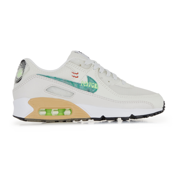 Chip apoyo aeropuerto NIKE AIR MAX 90 SE SWOOSH FIBER BEIGE/VERDE | Courir.es