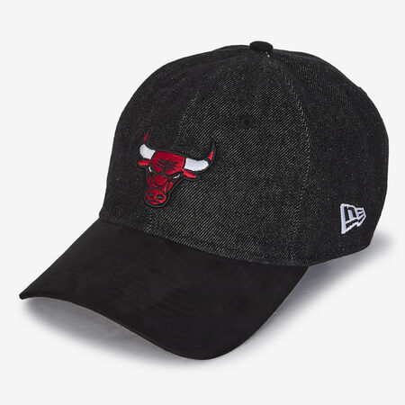NEW ERA 9TWENTY CHICAGO BULLS DENIM NEGRO/ROJO HOMBRE