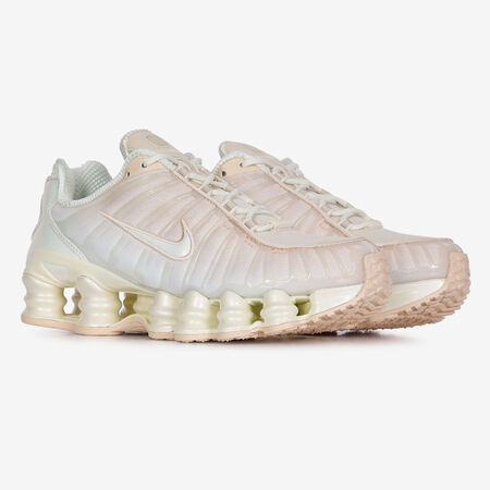 NIKE shox SHOX TL BEIGE MUJER