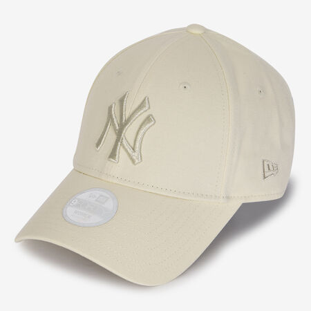 NEW ERA 9FORTY WOMEN NY METALLIC LOGO BEIGE MUJER