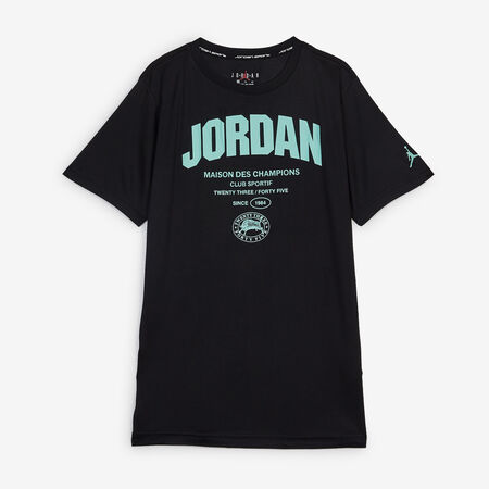 JORDAN TEE-SHIRT MAISON DES CHAMPIONS NOIR/BLEU JUNIOR