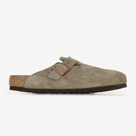 BIRKENSTOCK boston BOSTON SUEDE TAUPE GRIS TOPO HOMBRE