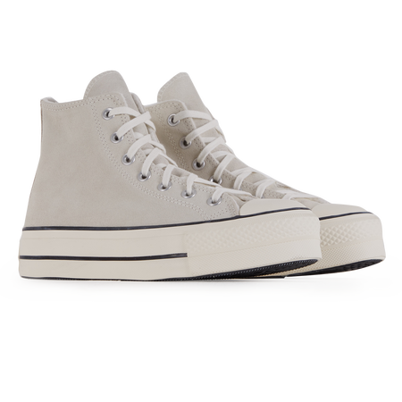 CONVERSE chuck taylor all star CHUCK TAYLOR ALL STAR LIFT HI SUEDE BEIGE MUJER