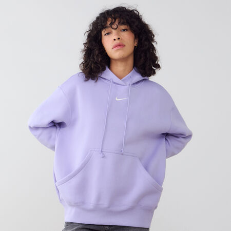 HOODIE PHOENIX LONG OVERSIZED : MORADO/BLANCO