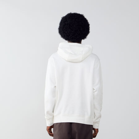 NIKE HOODIE CLUB SMALL LOGO CRUDO HOMBRE