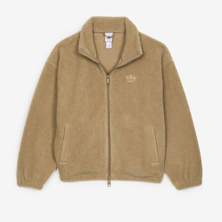ADIDAS ORIGINALS JACKET FZ TEDDY FLEECE MARRÓN MUJER