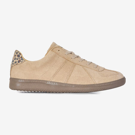 EURO TRAINER LEOPARD : BEIGE/MARRÓN