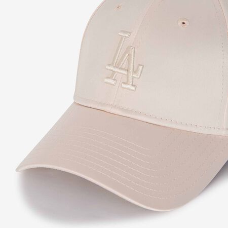 NEW ERA 9FORTY WOMEN LA SATIN LOGO BEIGE MUJER