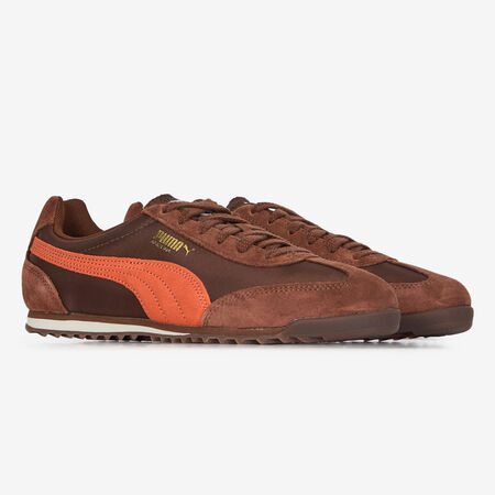 PUMA ARIZONA NYLON MARRÓN/NARANJA MUJER