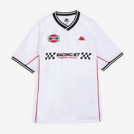KAPPA JERSEY RACING 67 BLANCO/ROJO HOMBRE