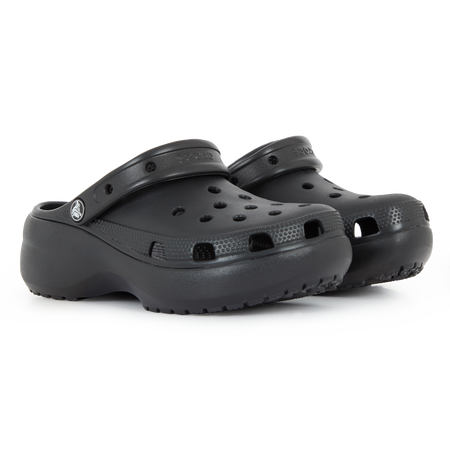 CROCS CLASSIC PLATFORM CLOG NEGRO MUJER