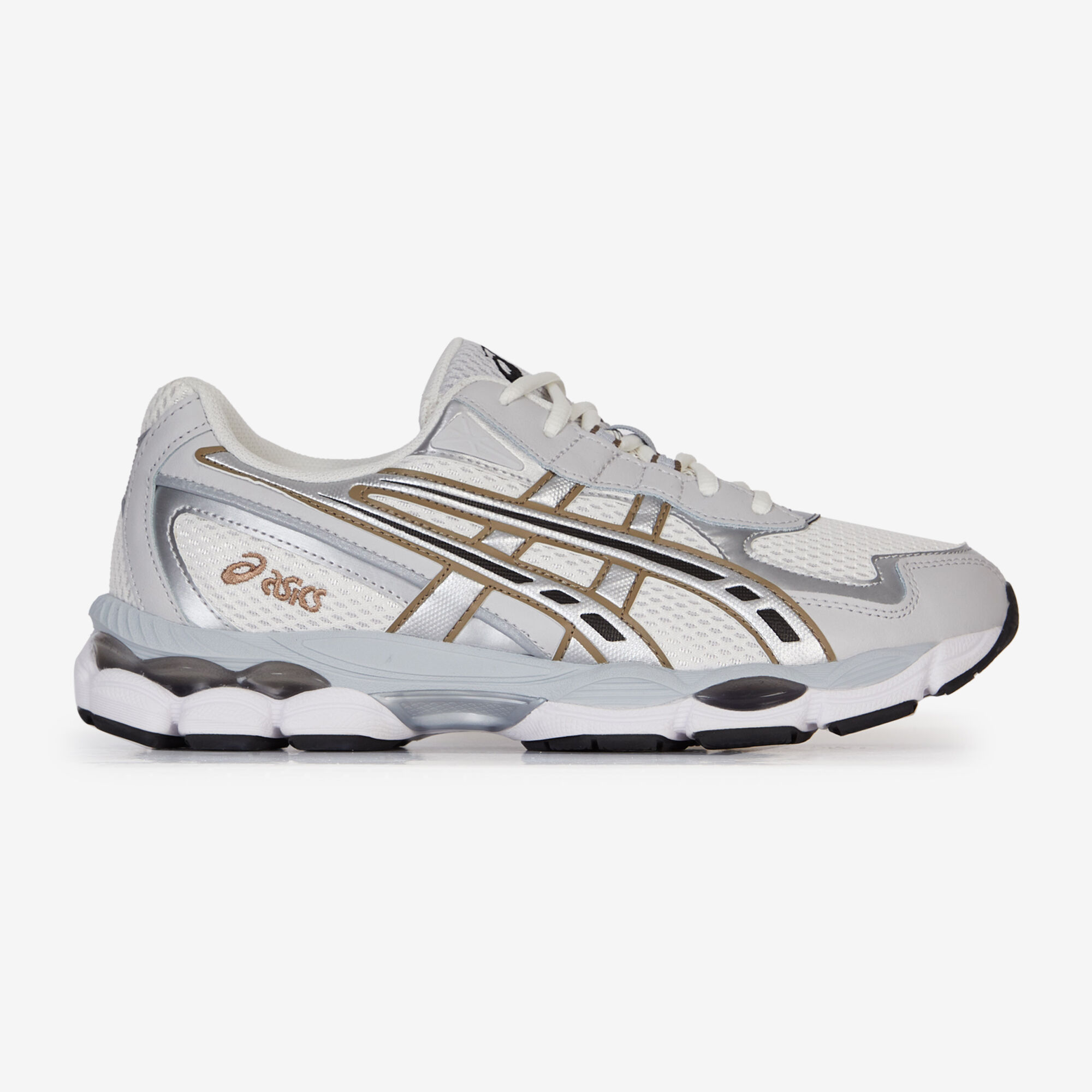 Asics hombre plata top