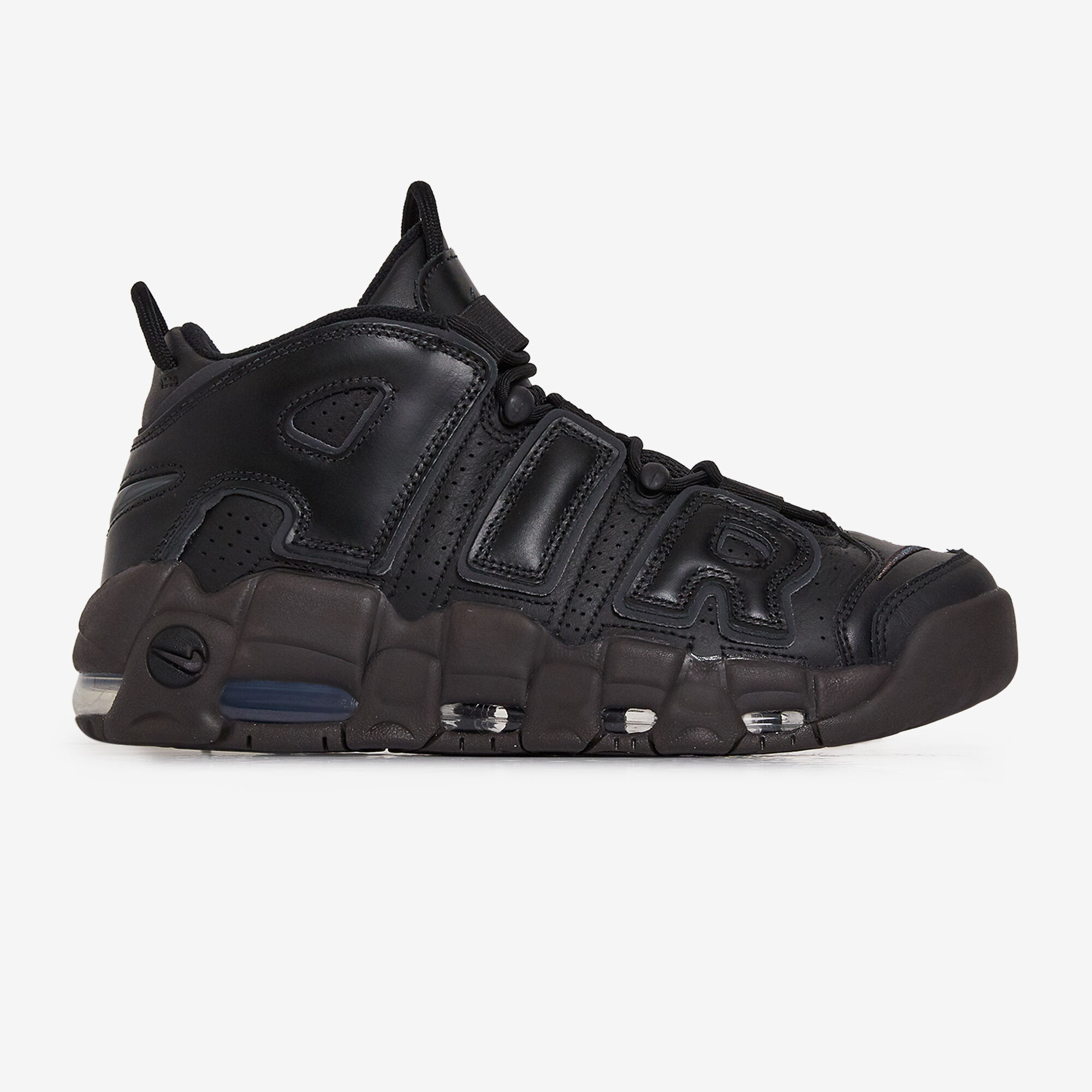 NIKE AIR MORE UPTEMPO 96 NEGRO GRIS CORDONES HOMBRE Courir.es