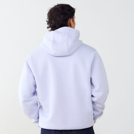 NIKE HOODIE CLUB SMALL LOGO LILA HOMBRE