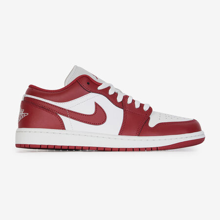 AIR JORDAN 1 LOW : BLANCO/ROJO