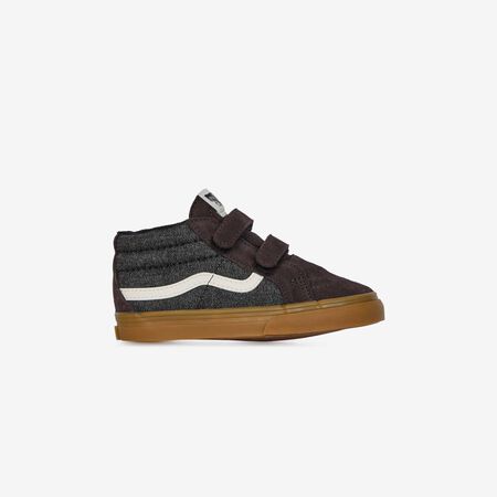 VANS SK8-MID V DENIM GRIS/BLANCO BEBÉ