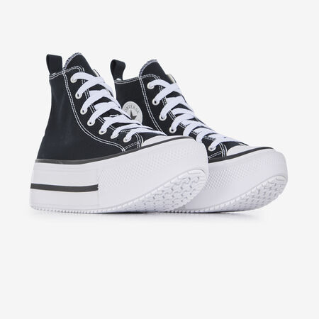 CONVERSE chuck taylor all star CHUCK TAYLOR ALL STAR LIFT DOUBLE STACK NEGRO/BLANCO JUNIOR