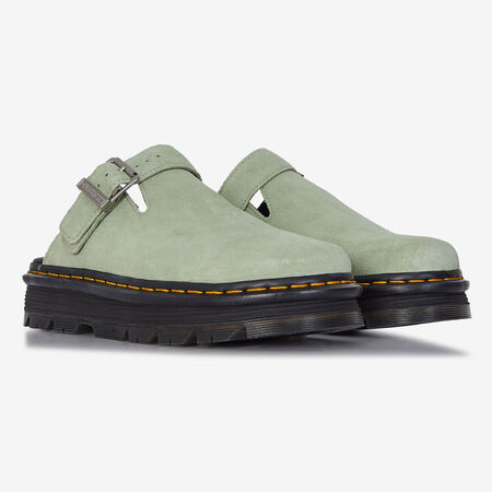 DR MARTENS ZEBZAG MULE VERDE MUJER