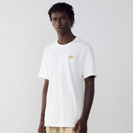 NIKE TEE SHIRT CLUB BLANCO/DORADO HOMBRE