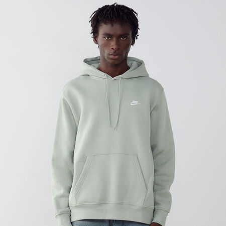 NIKE HOODIE CLUB SMALL LOGO VERDE/BLANCO HOMBRE