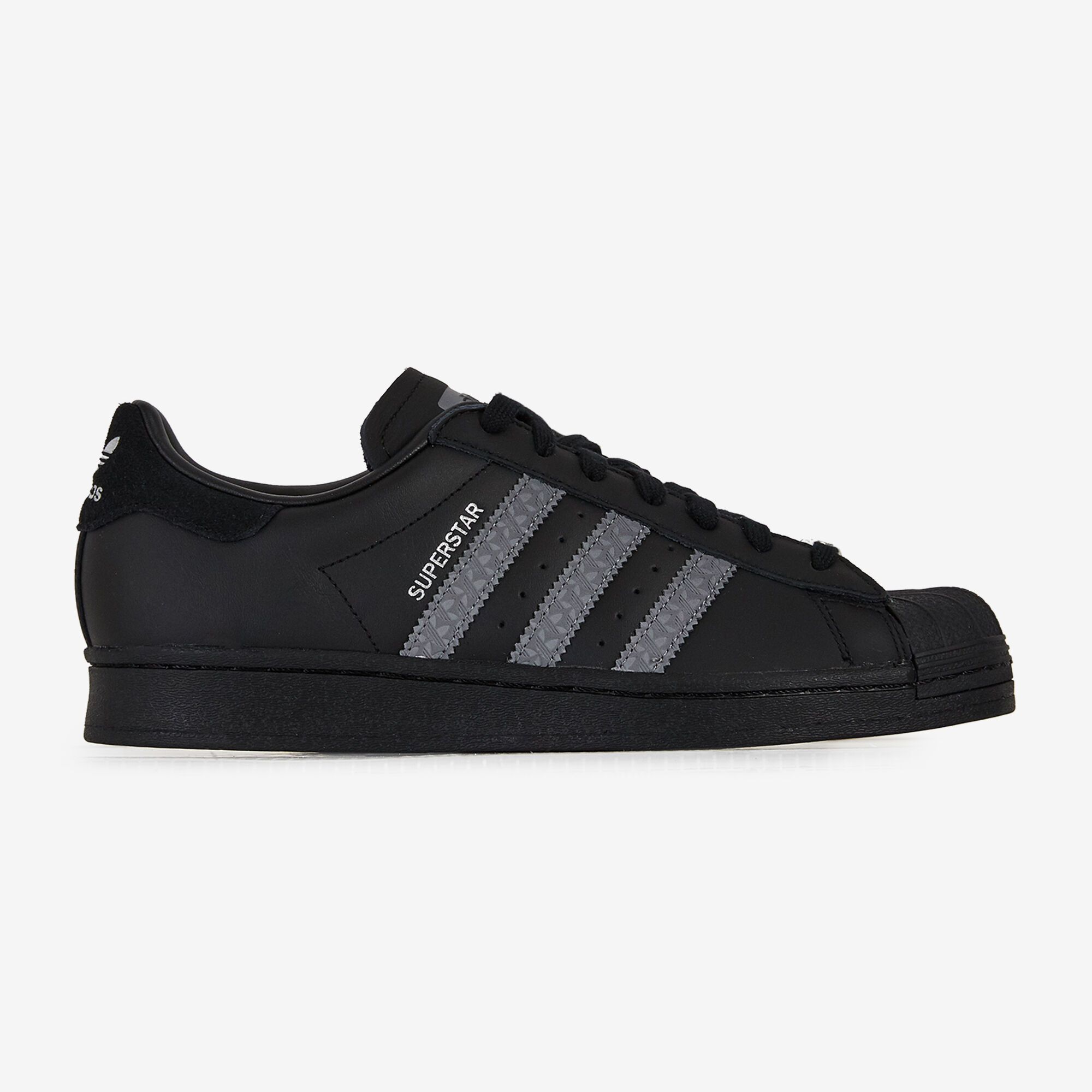 ADIDAS ORIGINALS SUPERSTAR MONOGRAM NEGRO GRIS CORDONES HOMBRE Courir.es
