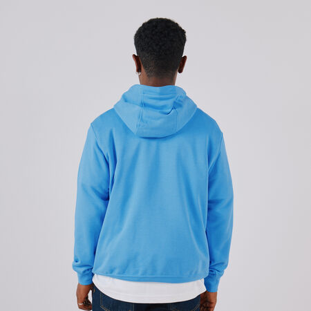 NIKE HOODIE CLUB FT AZUL/BLANCO HOMBRE