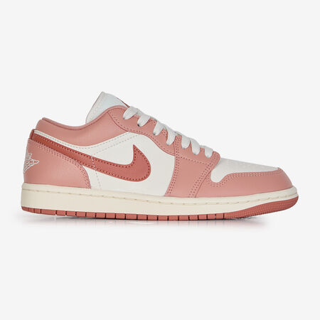 JORDAN AIR JORDAN 1 LOW BLANCO/ROJO MUJER