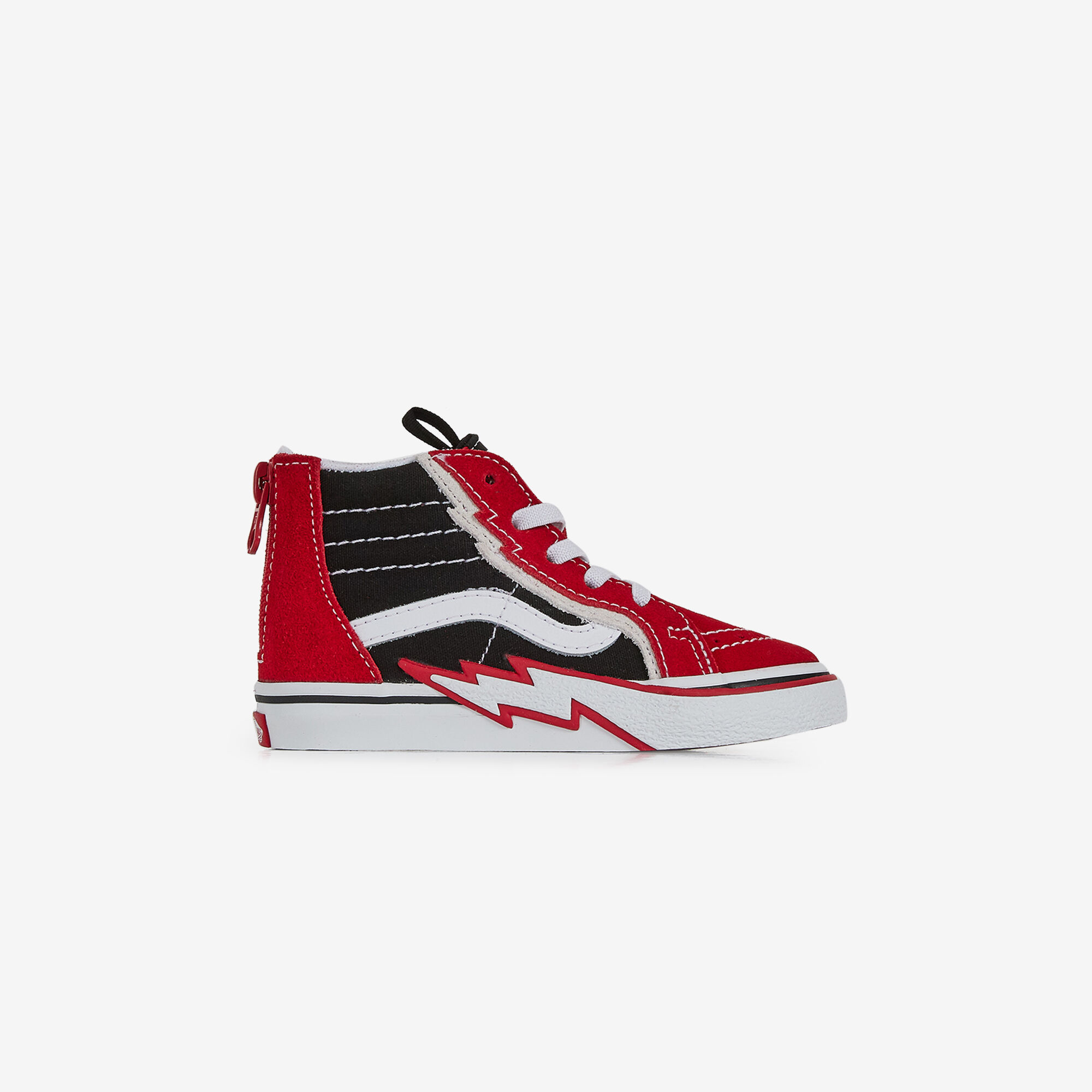 Vans rojos con negro deals