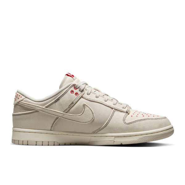 NIKE DUNK LOW BEIGE/ROJO