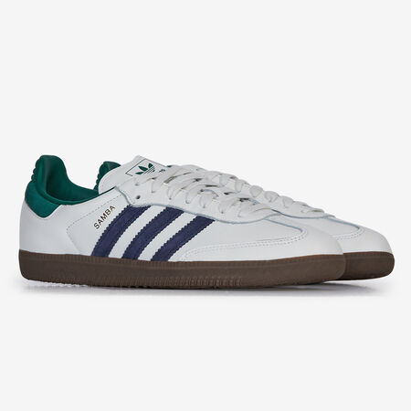 ADIDAS ORIGINALS samba SAMBA OG BLANCO/VERDE HOMBRE