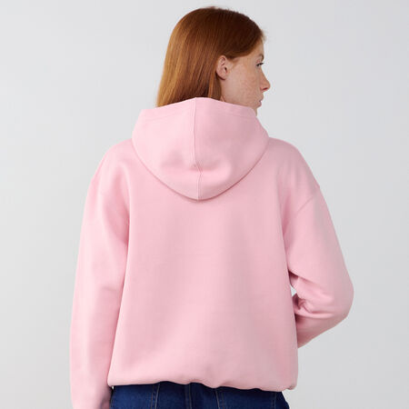 JORDAN HOODIE OVERSIZE BROOKLYN ROSA/BLANCO MUJER