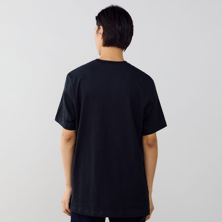 NIKE TEE SHIRT SWOOSH NEGRO/BLANCO HOMBRE