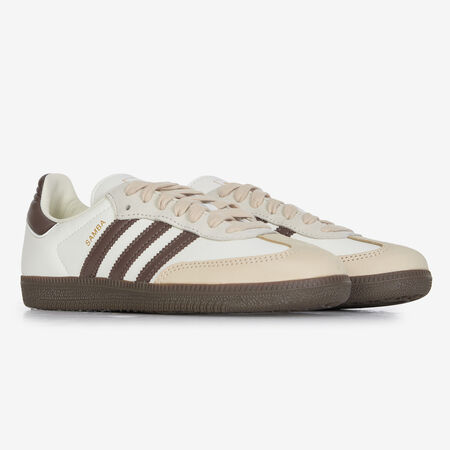 ADIDAS ORIGINALS samba SAMBA OG BEIGE/MARRÓN MUJER