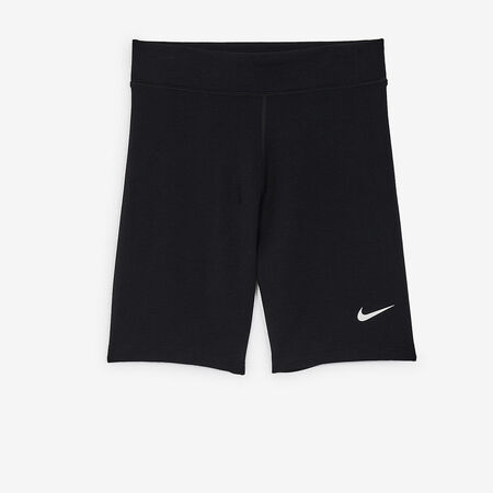 NIKE SHORT BIKER SWOOSH NEGRO/BLANCO MUJER